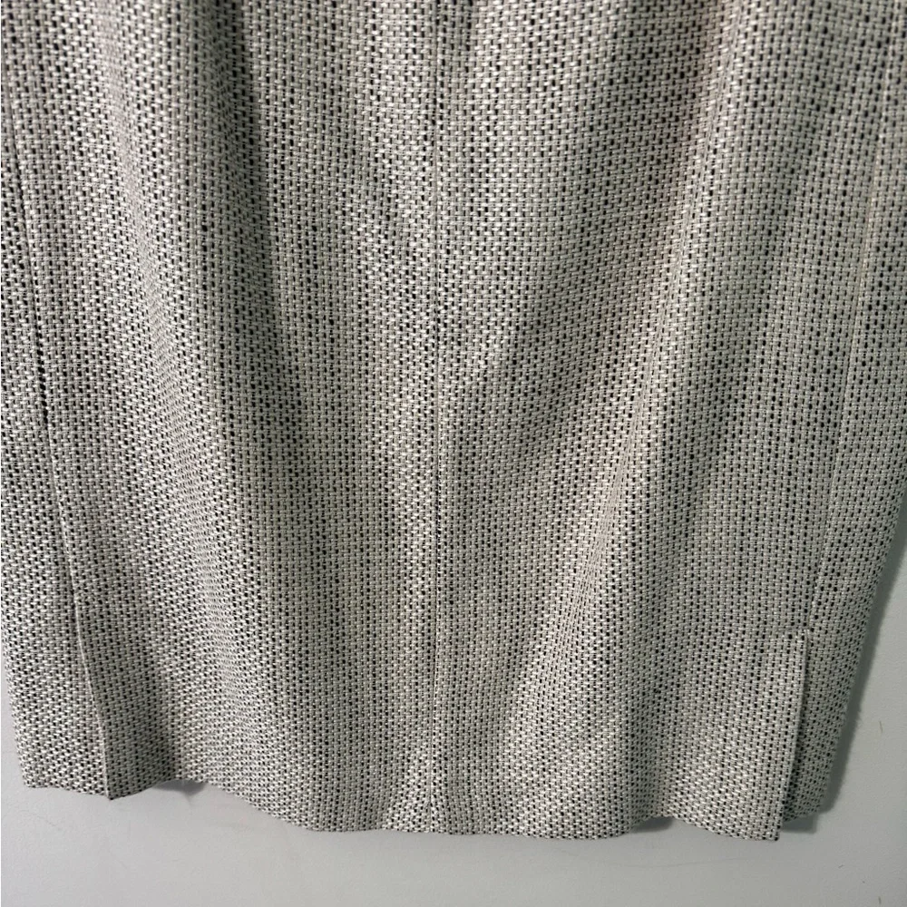 Pendleton city limits Black White tweed woven lined pencil skirt size 12